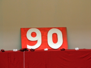 2013 : 90 ans - Décoration 90